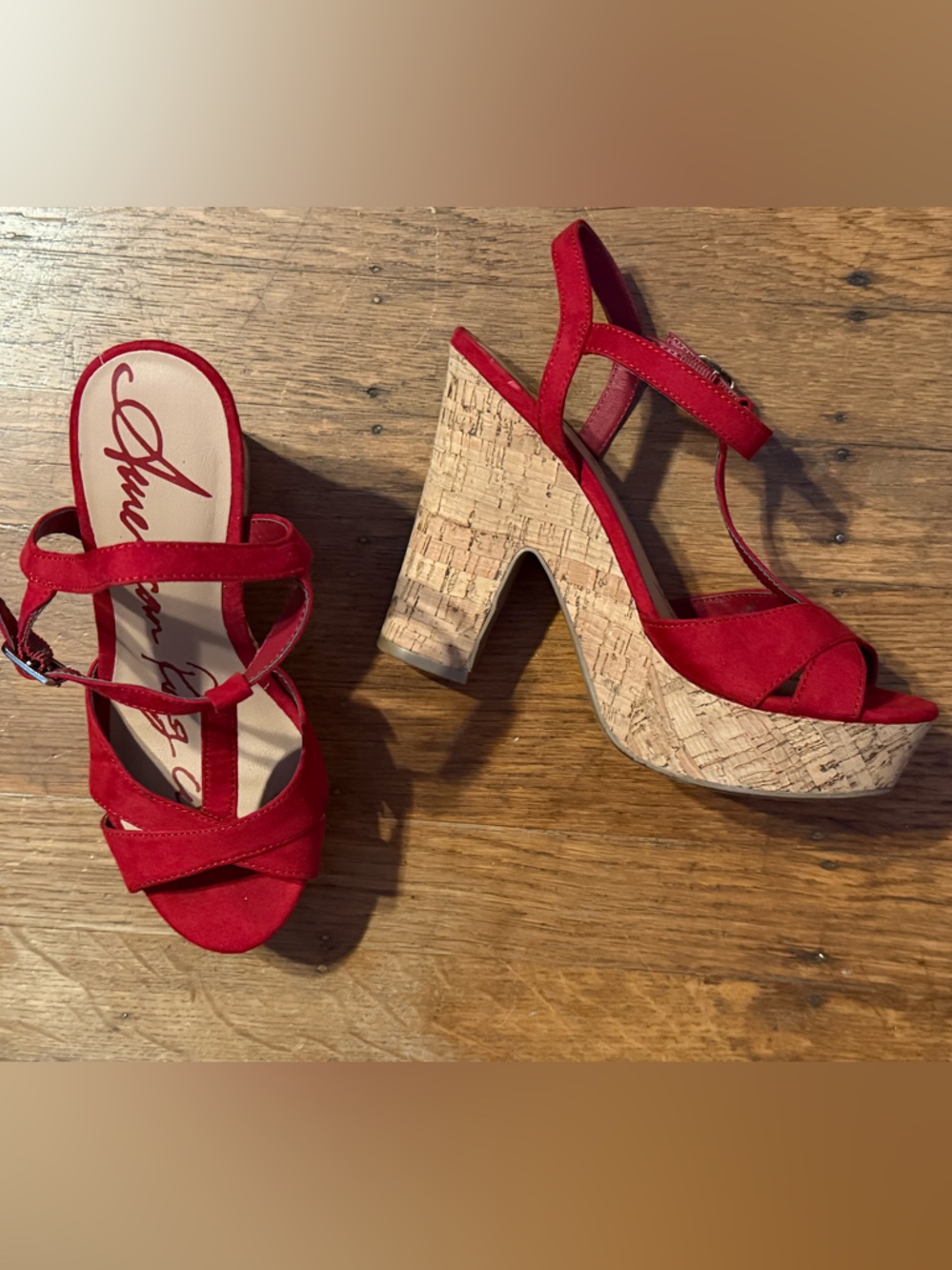 3 for $30! 💅🏻 American Rag Suede Cork Platform Wedge Sandals 💅🏻 Bundle SALE!